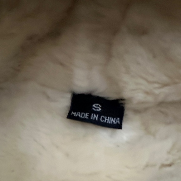 Vintage Gallery Brown Sued Leather Jacket with Cream Accents - Picture 8 of 11